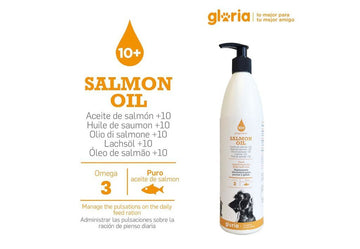 Aceite Salmon complemento alimentario perro y gato