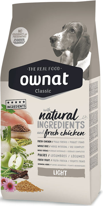 OWNAT CLASSIC LIGHT alimento perro sobrepeso